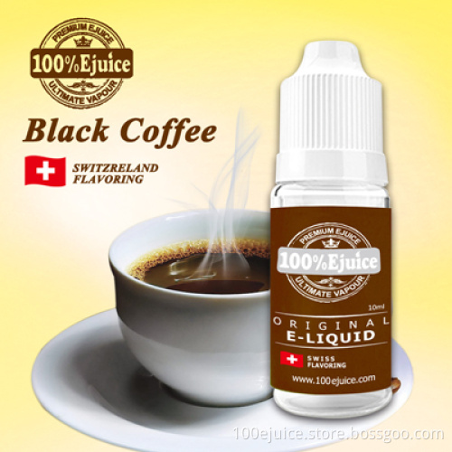 OEM Label Top Quality 10ml Black Coffee E Liquids China Manufacturer